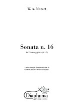 SONATA N. 16 IN DO MAGGIORE (K545) for flute and marimba